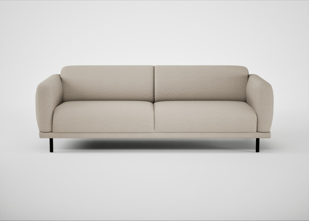 Harri 4 Seater Sofa Broad Weave Putty