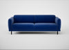Harri 4 Seater Sofa Smart Luxe Velvet Azure