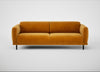 Harri 4 Seater Sofa Smart Luxe Velvet Cognac