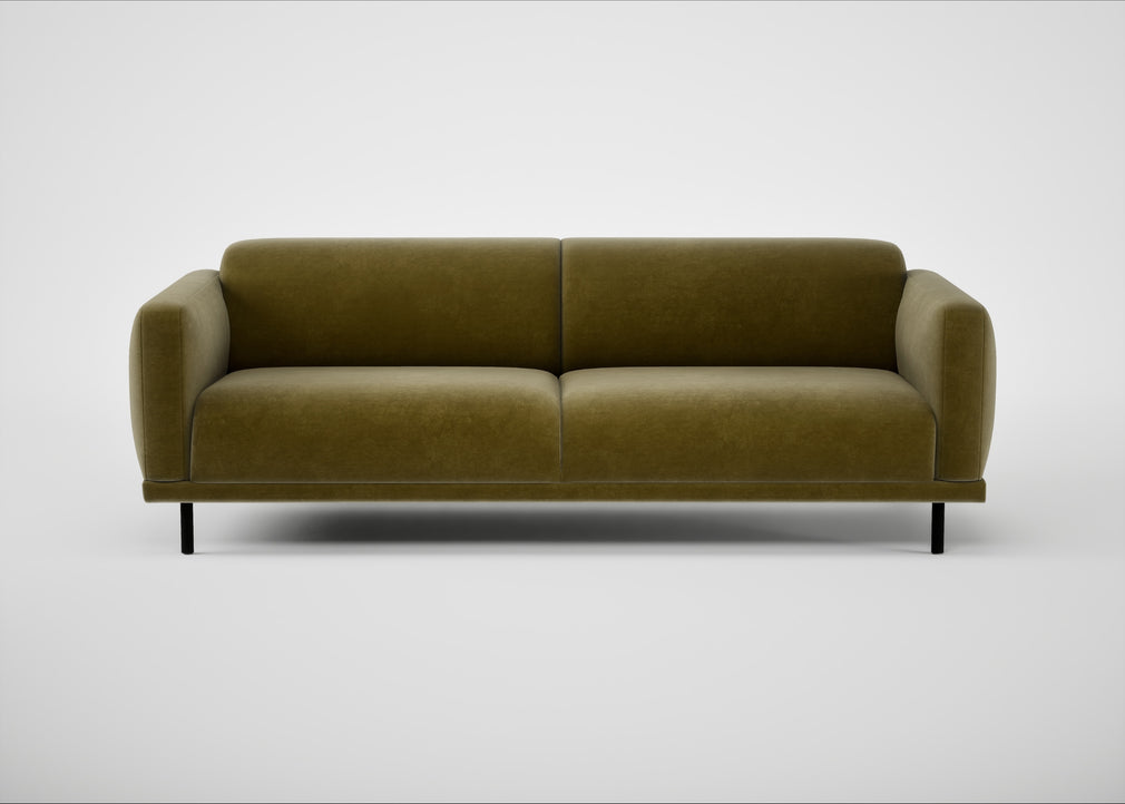Harri 4 Seater Sofa Smart Luxe Velvet Peridot