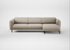 Harri Right Hand Facing Chaise Sofa Broad Weave Putty