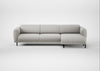 Harri Right Hand Facing Chaise Sofa Chunky Boucle Ecru