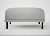 Harri Footstool Chunky Boucle Ecru