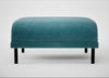 Harri Footstool Smart Luxe Velvet Airforce Blue