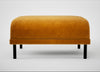 Harri Footstool Smart Luxe Velvet Cognac