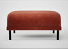 Harri Footstool Smart Luxe Velvet Tawny