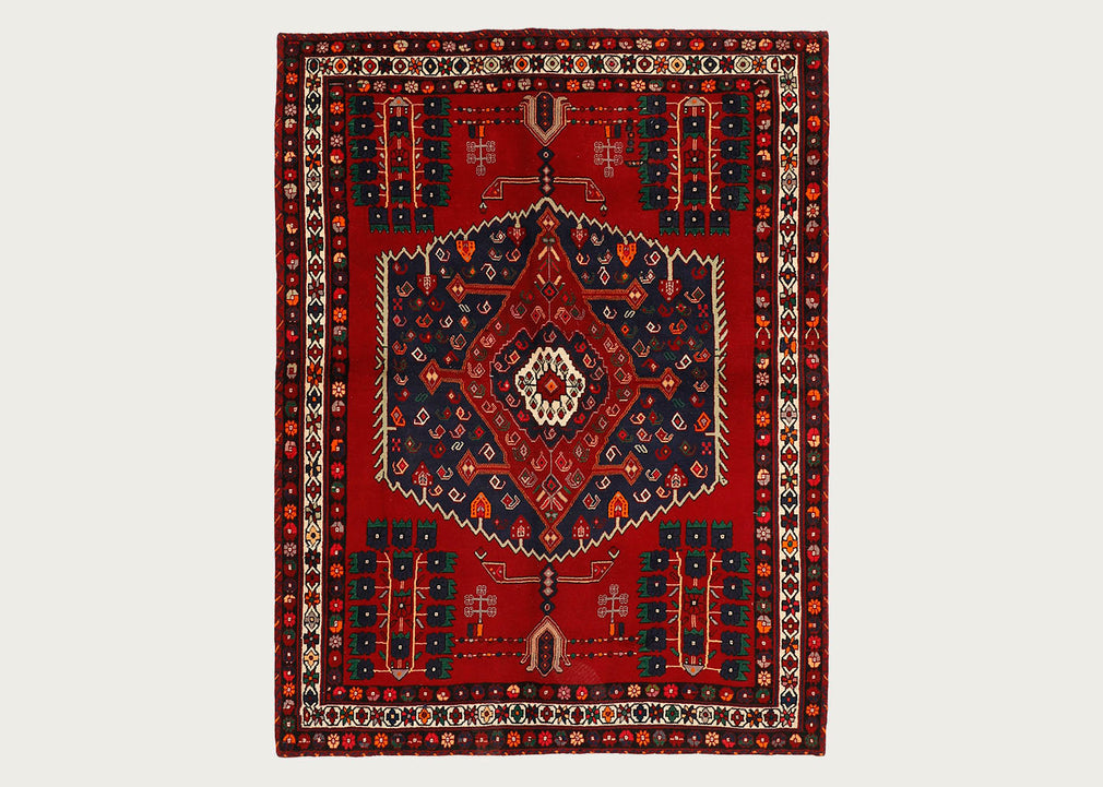 Vintage Afshar Rug 168 x 228cm