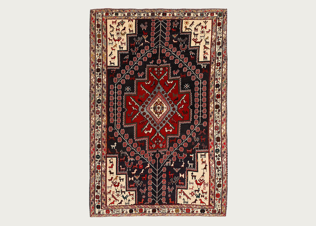 Vintage Afshar Rug 158 x 245cm
