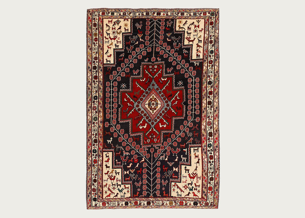 Vintage Afshar Rug 158 x 245cm