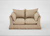 Tailor Loose Cover 2 Seater Sofa Capelo Linen-Cotton Bamboo