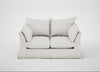 Tailor Loose Cover 2 Seater Sofa Capelo Linen-Cotton Sea Salt
