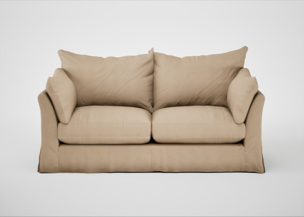Tailor Loose Cover 3 Seater Sofa Capelo Linen-Cotton Bamboo
