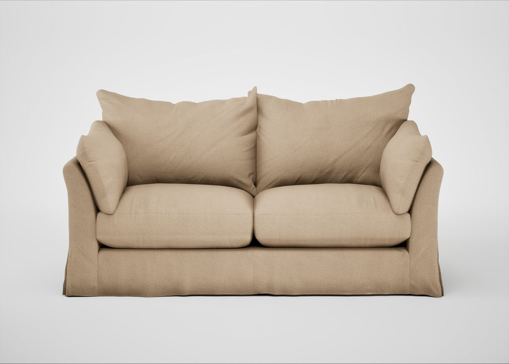 Tailor Loose Cover 3 Seater Sofa Capelo Linen-Cotton Bamboo