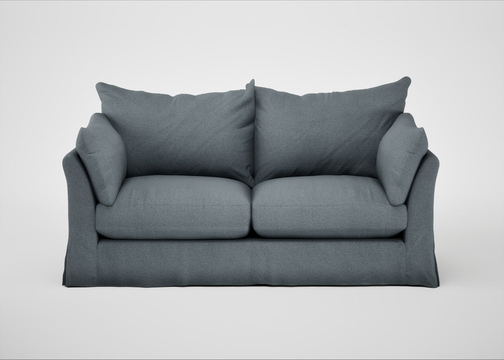 Tailor Loose Cover 3 Seater Sofa Capelo Linen-Cotton Mineral