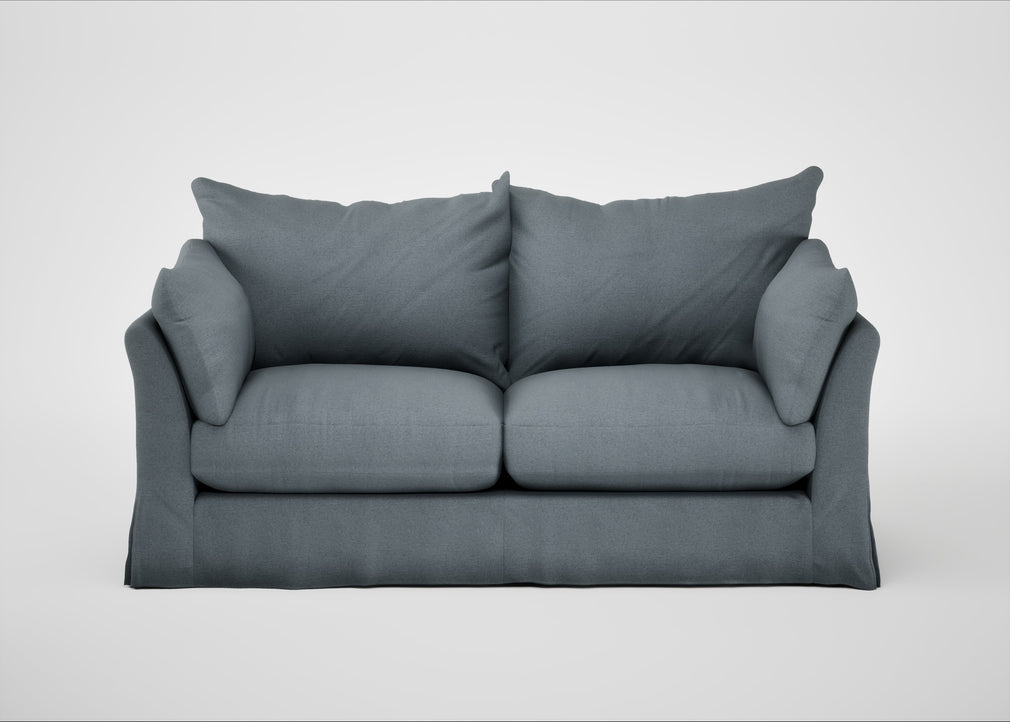 Tailor Loose Cover 3 Seater Sofa Capelo Linen-Cotton Mineral