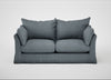 Tailor Loose Cover 3 Seater Sofa Capelo Linen-Cotton Mineral