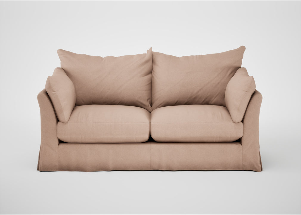 Tailor Loose Cover 3 Seater Sofa Capelo Linen-Cotton Rosedale