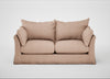 Tailor Loose Cover 3 Seater Sofa Capelo Linen-Cotton Rosedale