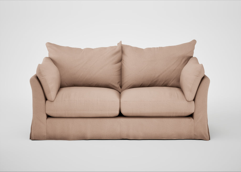 Tailor Loose Cover 3 Seater Sofa Capelo Linen-Cotton Rosedale