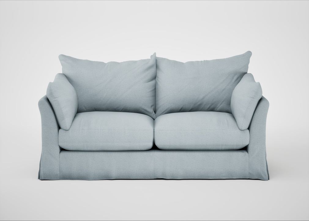 Tailor Loose Cover 3 Seater Sofa Capelo Linen-Cotton Sea Shanty