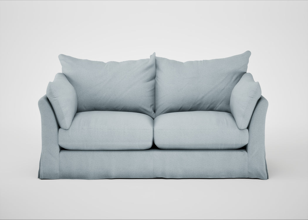Tailor Loose Cover 3 Seater Sofa Capelo Linen-Cotton Sea Shanty