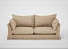 Tailor Loose Cover 4 Seater Sofa Capelo Linen-Cotton Bamboo