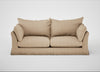 Tailor Loose Cover 4 Seater Sofa Capelo Linen-Cotton Bamboo