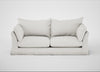 Tailor Loose Cover 4 Seater Sofa Capelo Linen-Cotton Sea Salt