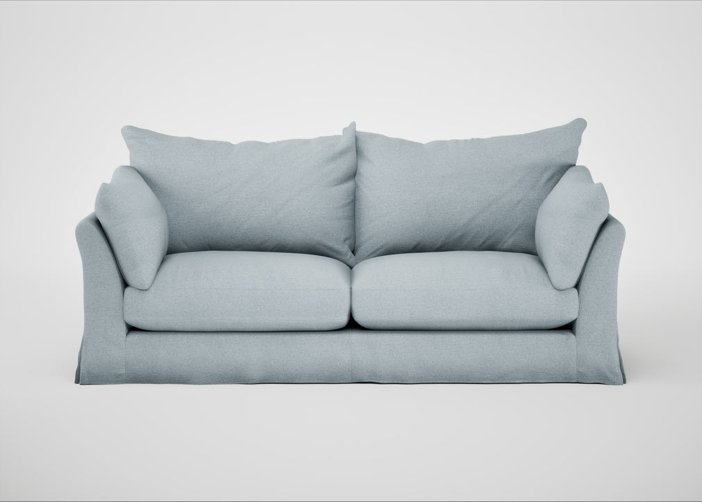 Tailor Loose Cover 4 Seater Sofa Capelo Linen-Cotton Sea Shanty