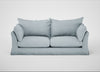 Tailor Loose Cover 4 Seater Sofa Capelo Linen-Cotton Sea Shanty