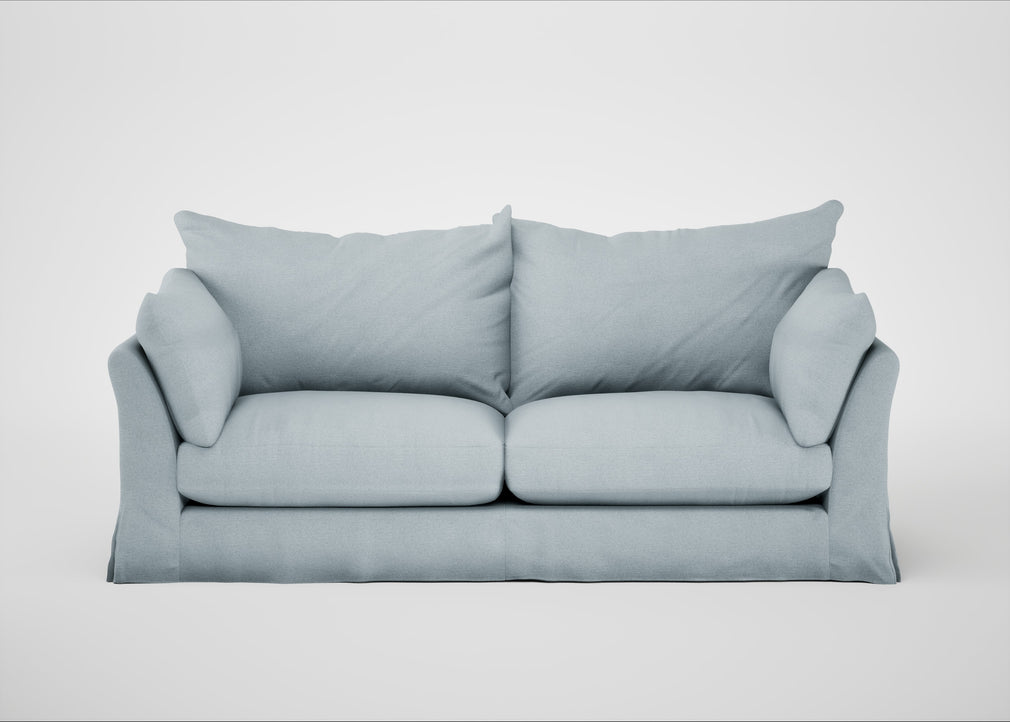 Tailor Loose Cover 4 Seater Sofa Capelo Linen-Cotton Sea Shanty