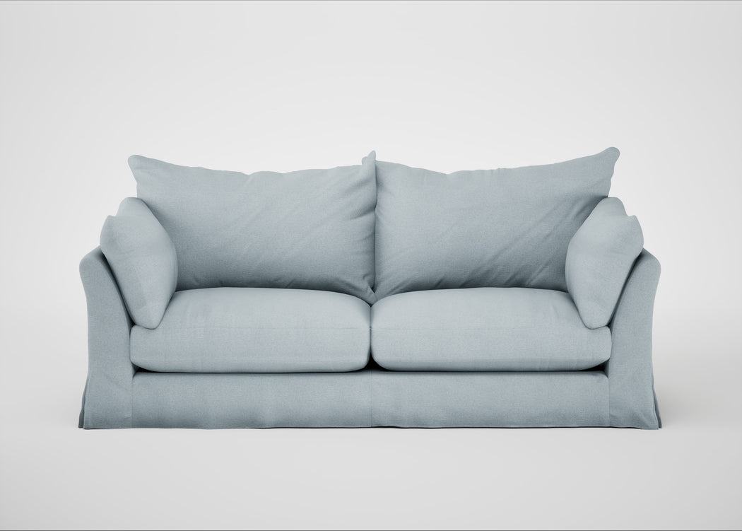Tailor Loose Cover 4 Seater Sofa Capelo Linen-Cotton Sea Shanty