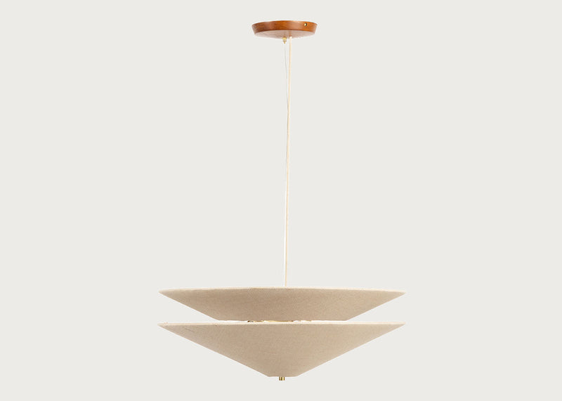 Osaka 2 Tiered Pendant Light Natural