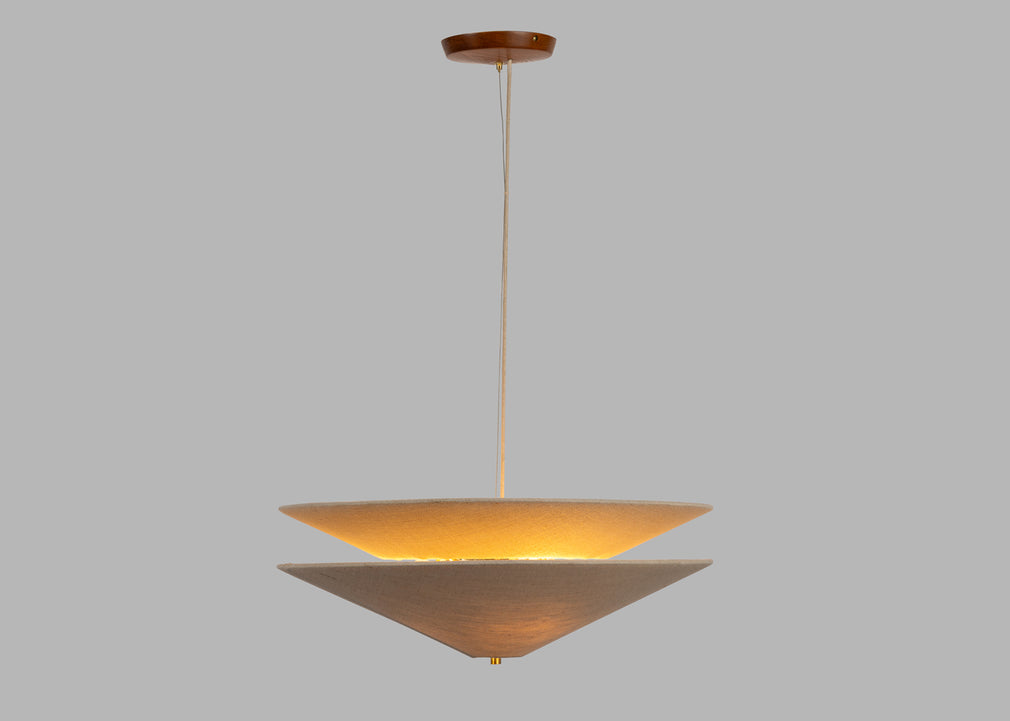 Osaka 2 Tiered Pendant Light Natural