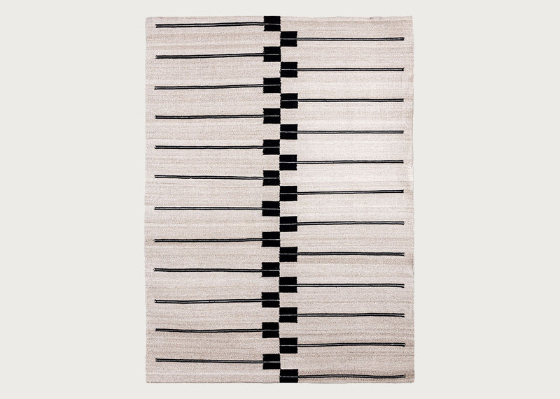 Spine rPET Rug Beige