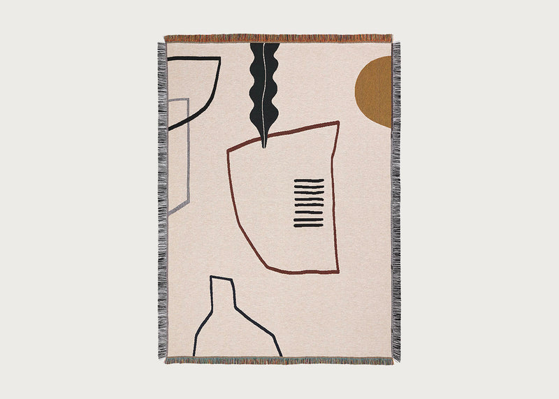 Mirage Blanket Off White