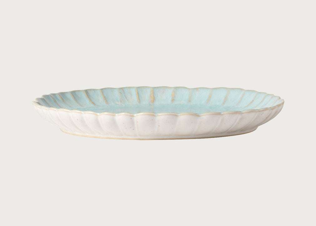 Mallorca Sea Blue Dinner Plate