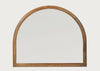 Genoa Over Mantle Mirror Walnut Finish 100 x 120cm
