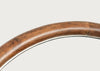 Genoa Arch Floor Mirror Walnut Finish 90 x 190cm