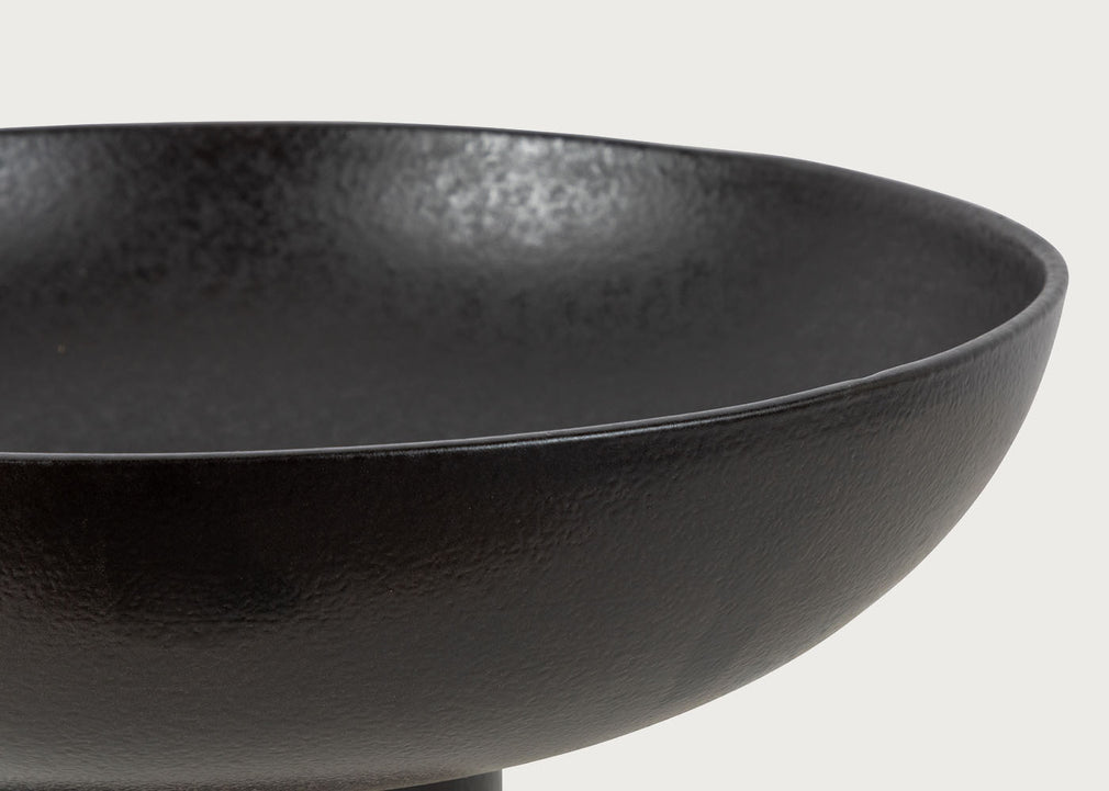 Terracotta Fruit Bowl Black in Large