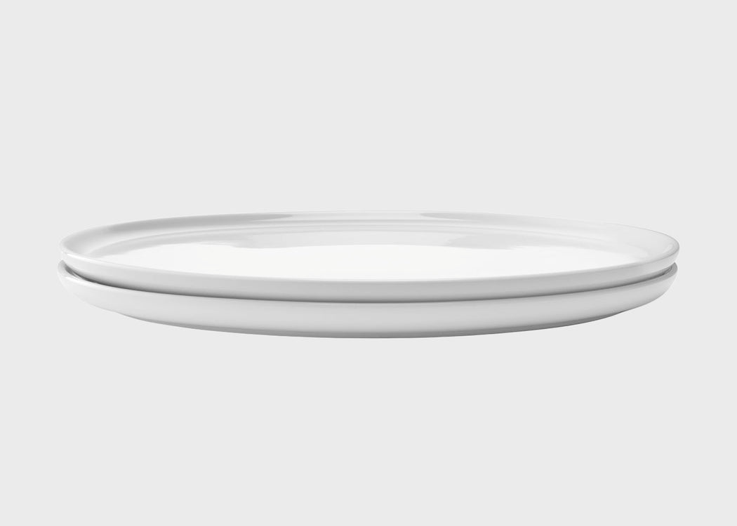 Collective Dinner Plate White Set of 2