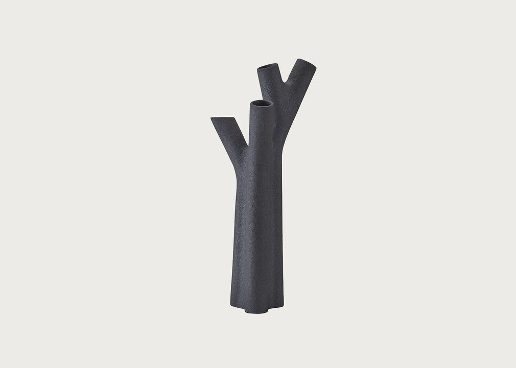 Roseau Vase Black