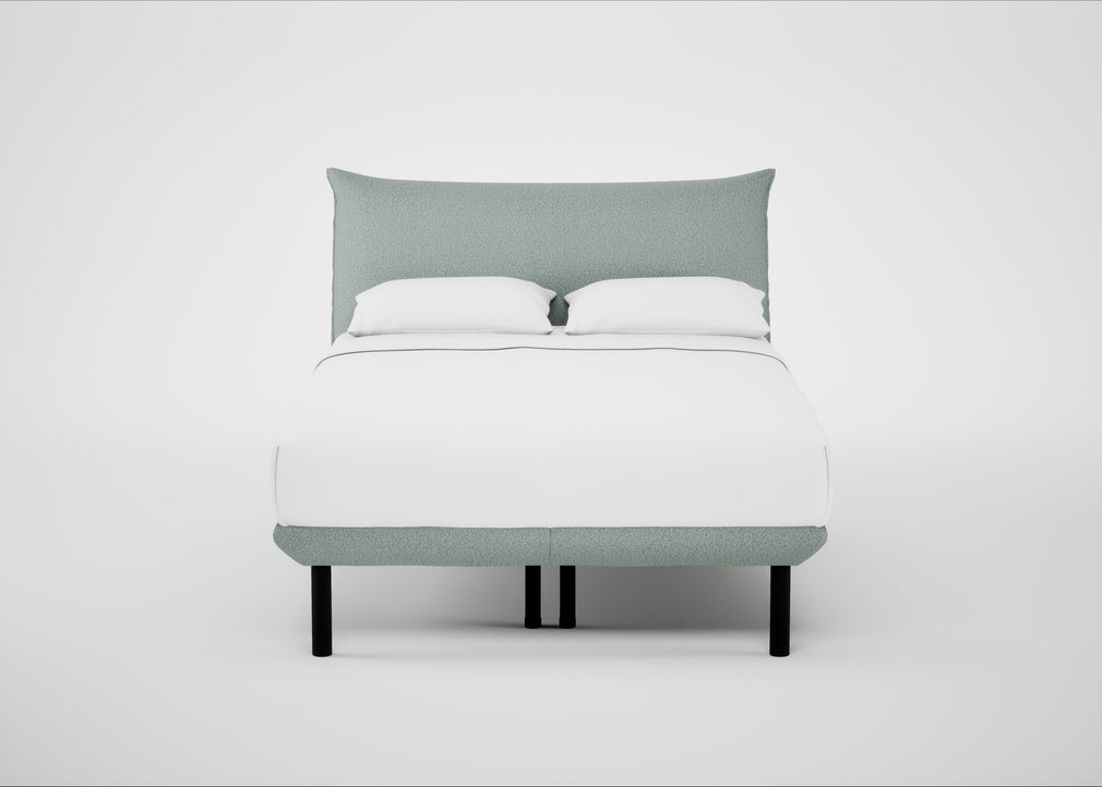 Aria Bed Double / Nova Boucle Panache / Black