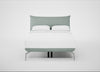 Aria Bed Double / Nova Boucle Panache / Chrome