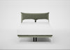Aria Bed Double / Nova Velluto Bilbao / Chrome