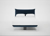 Aria Bed Double / Nova Velluto French Navy / Chrome