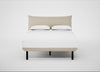 Aria Bed King / Nova Boucle Oat / Black