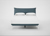 Aria Bed King / Nova Boucle Oxford Blue / Chrome