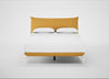 Aria Bed King / Nova Boucle Turmeric / Chrome