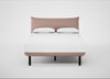 Aria Bed King / Siena Cotton Dusky Pink / Black